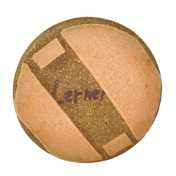 Vintage Claire Lerner Art Pottery Vase Signed 9”T 2”W - Picture 5 of 8